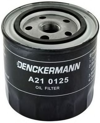 DENCKERMANN - A210125 - Фільтр масляний Dacia 1.6D; Renault Espace TD, Fuego TD
