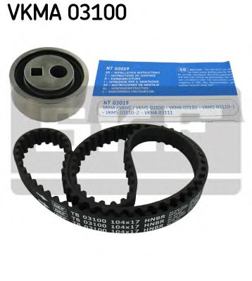 SKF - VKMA 03100 - Роликовий модуль натягувача ременя (ролик