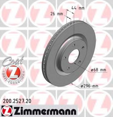 ZIMMERMANN - 200.2527.20 - Диск гальмівний