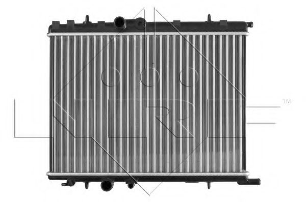 NRF - 53424A - Радіатор охолодження  Peugeot 307 1.4 00- (Economy Class)