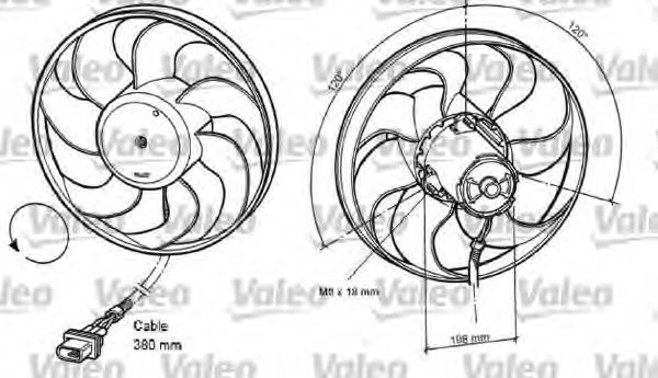 VALEO - 698372 - Вентилятор, охлаждение двигателя (Охлаждение)