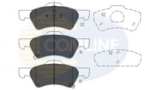 COMLINE - CBP31163 - CBP31163 Comline - Гальмівні колодки до дисків
