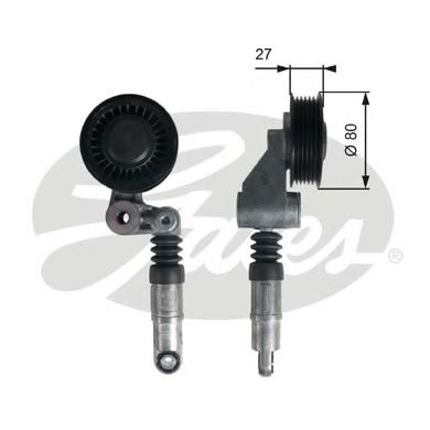 GATES - T39236 - Натяжник паска приводного VW Crafter 30-35, 30-50; 2.5TDI; 04.06-