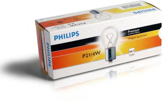 PHILIPS - 12594CP - Лампа P21/4W 12V 21/4W BAZ15d