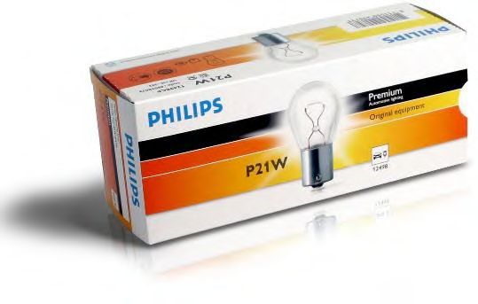 PHILIPS - 12498CP - Лампа P21W 12V 21W BA15S