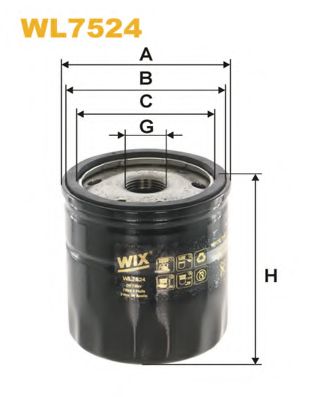 WIX FILTERS - WL7524 - Фільтр масляний Ford Mondeo 2.0TDCi 14-