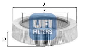 UFI - 30.896.00 - Воздушный фильтр