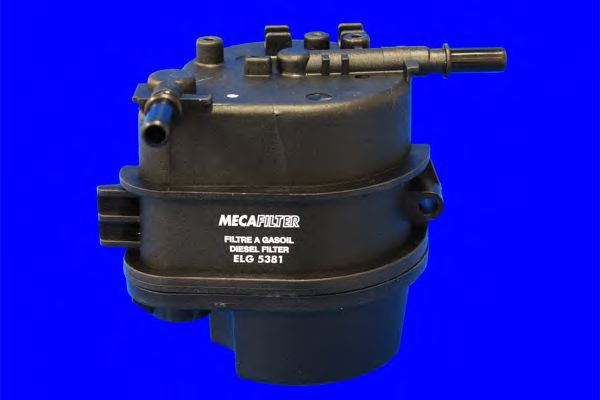 MECAFILTER - ELG5381 - Фільтр паливний (з підігрівом) Citroen/Ford/Peugeot 1,4 HDI/TDCI