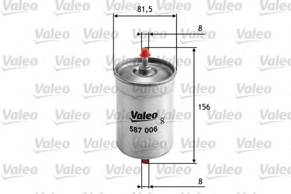 VALEO - 587006 - Фільтр паливний
