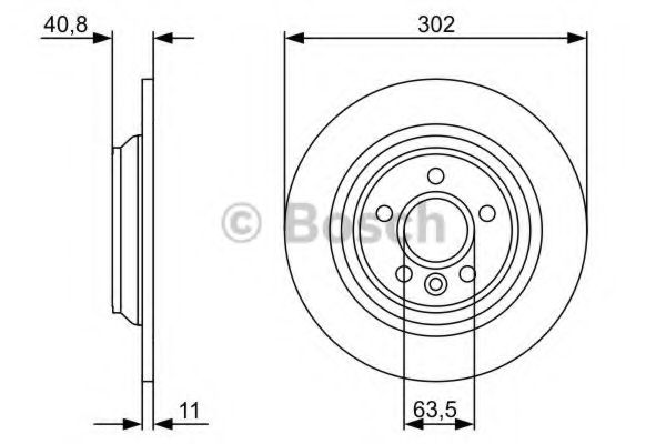 BOSCH - 0 986 479 397 - Диск гальмівний