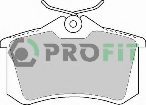 PROFIT - 5000-1083 - Колодки гальмівні дискові