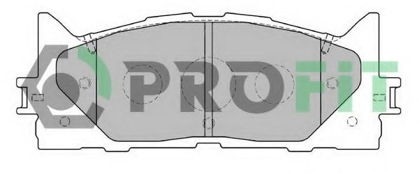 PROFIT - 5000-2014 - Колодки гальмівні дискові