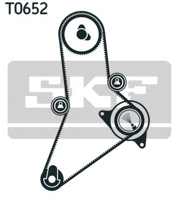 SKF - VKMA 02383 - К-кт ГРМ Fiat Ducato 2.5D 87-01, Iveco Daily 2.5D/