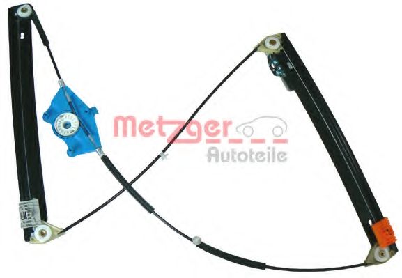 METZGER - 2160055 - Склопідіймач електричний передній правий (без двигуна) VAG A4/Avant 00-08