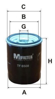 MFILTER - TF 6508 - Фильтр масляный MITSUBISHI Lancer (пр-во M-filter)