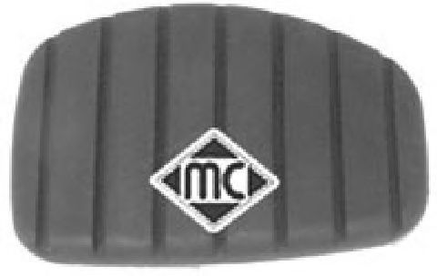 METALCAUCHO - 04717 - Накладка на педаль гальма Renault Clio II, Kangoo 1997-; Megane I  1.9dTi 2001-
