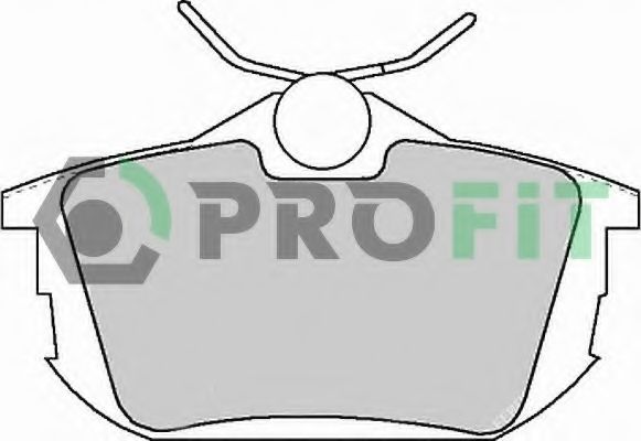 PROFIT - 5000-1095 - Колодки гальмівні дискові