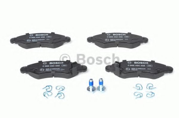 BOSCH - 0 986 494 458 - Гальмівні колодки дискові