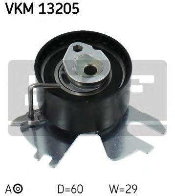 SKF - VKM 13205 - Ролик паска приводного Ford/PSA 2.0 Hdi/2.0Tdci 09-