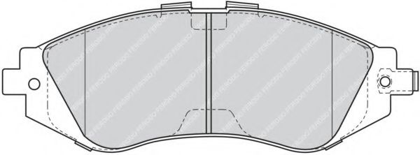 К-кт перед. гальм. колодок Chevrolet Lacetti/Daewoo Nexia/Leganza 97-