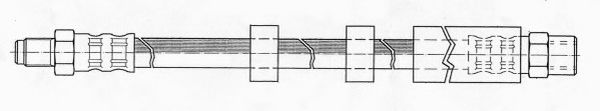 FERODO - FHY2521 - Тормозной шланг (Тормозная система)