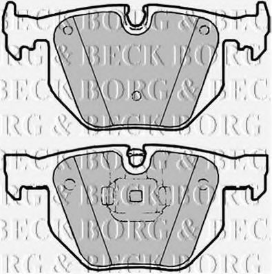 BORG & BECK - BBP2183 - BBP2183 BORG & BECK - Гальмівні колодки до дисків