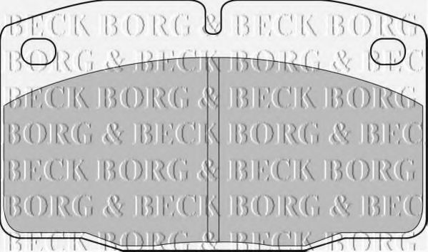 BORG & BECK - BBP1117 - BBP1117 BORG & BECK  Гальмівні колодки до дисків