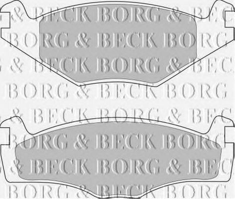 BORG & BECK - BBP1420 - BBP1420 BORG & BECK - Гальмівні колодки до дисків