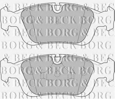 BORG & BECK - BBP1627 - BBP1627 BORG & BECK - Гальмівні колодки до дисків