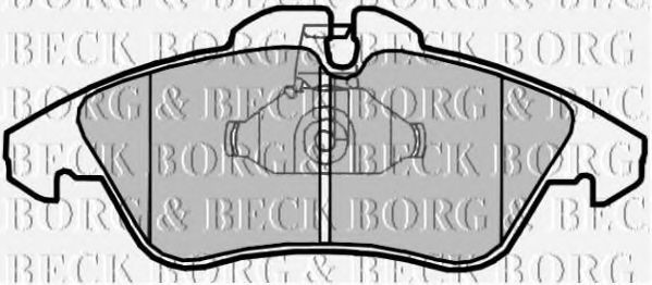 BORG & BECK - BBP2071 - BBP2071 BORG & BECK - Гальмівні колодки до дисків