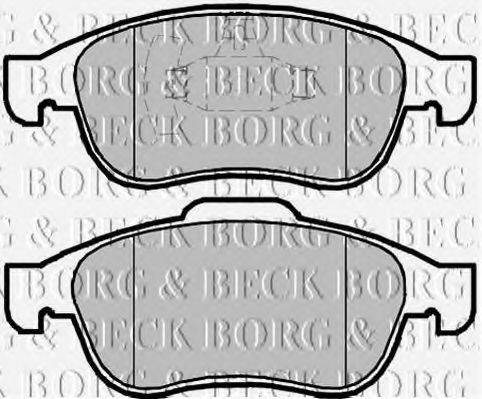 BORG & BECK - BBP2098 - BBP2098 BORG & BECK - Гальмівні колодки до дисків
