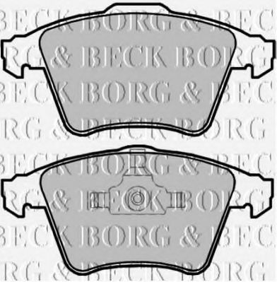 BORG & BECK - BBP2108 - BBP2108 BORG & BECK - Гальмівні колодки до дисків