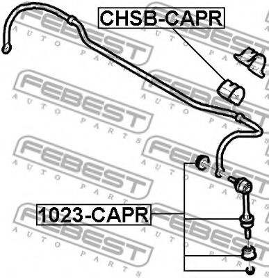 FEBEST - 1023-CAPR - ТЯГА СТАБИЛИЗАТОРА ЗАДНЯЯ CHEVROLET CAPTIVA (C100) 2007-