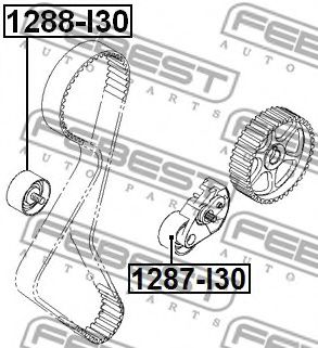 FEBEST - 1287-I30 - РОЛИК НАТЯЖИТЕЛЯ РЕМНЯ ГРМ