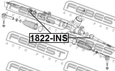 FEBEST - 1822-INS - ТЯГА РУЛЕВАЯ