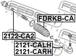 FEBEST - 2121-CARH - НАКОНЕЧНИК РУЛЕВОЙ ПРАВЫЙ FORD MONDEO CA2 2007-