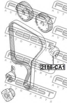 FEBEST - 2188-CA1 - РОЛИК ОБВОДНОЙ РЕМНЯ ГРМ