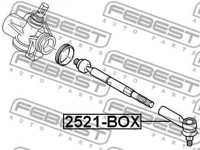 FEBEST - 2521-BOX - НАКОНЕЧНИК РУЛЕВОЙ PEUGEOT BOXER II 2002-2006