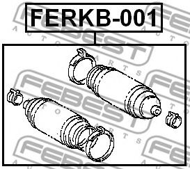 FEBEST - FERKB-001 - Пильовик кермового мех-му  TOYOTA CAMRY ACV3/MCV3 2001-2006