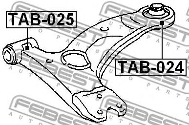 FEBEST - TAB-024 - Сайлентблок (Пр-во FEBEST)