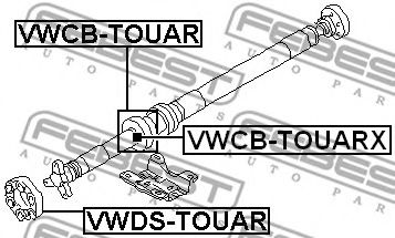 FEBEST - VWCB-TOUARX - Подшипник подвесной VW TOUAREG (пр-во Febest)