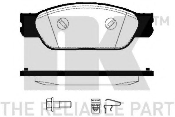 Гальмівні колодки пер.Jaguar S-Type 2.5-4.2 99-07