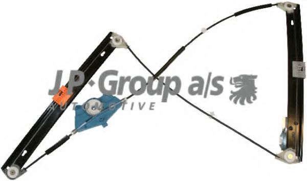 JP GROUP - 1188103070 - Склопідіймач електричний передній лівий (без двигуна) VAG A4/Avant 00-08