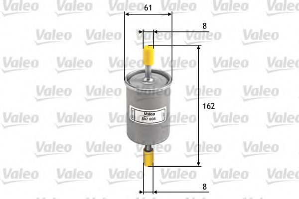VALEO - 587008 - Фільтр паливний
