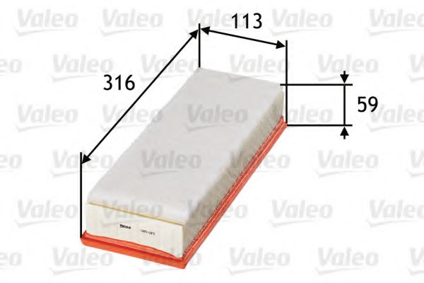 VALEO - 585015 - Фільтр повітряний