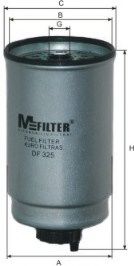 MFILTER - DF 325 - Фильтр топл. FORD TRANSIT (пр-во M-Filter)