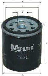 MFILTER - TF 32 - Фільтр масляний Opel  85- Astra,Corsa,Vectra Kadet Da