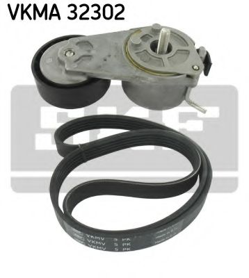 SKF - VKMA 32302 - Роликовий модуль натягувача ременя (ролик, ремінь)