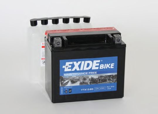 EXIDE - ETX12-BS - Аккумулятор   10Ah-12v Exide AGM (ETX12-BS) (150х87х130) L, EN150