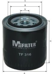 MFILTER - TF 316 - Фильтр масляный